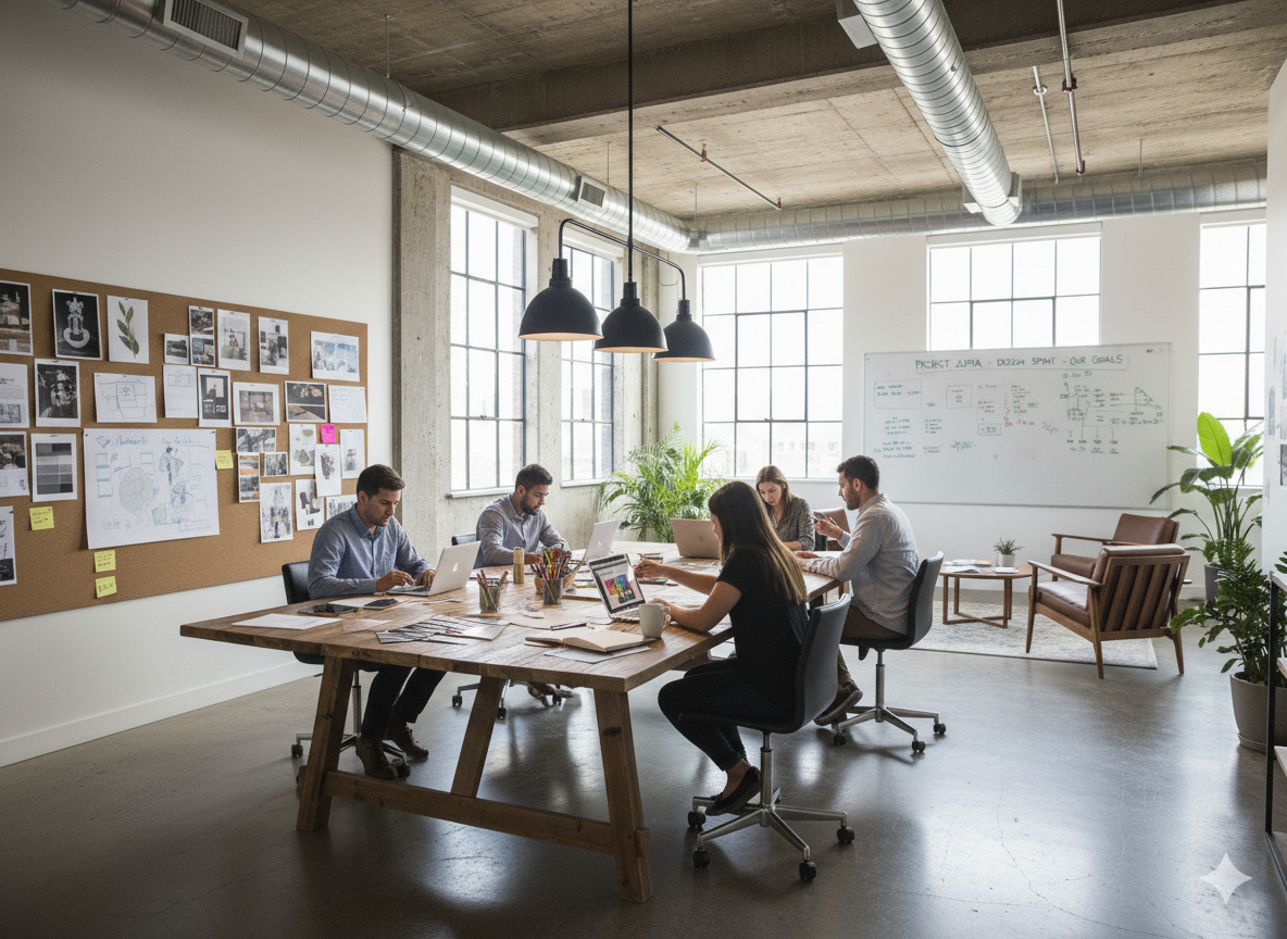 Our design team at work